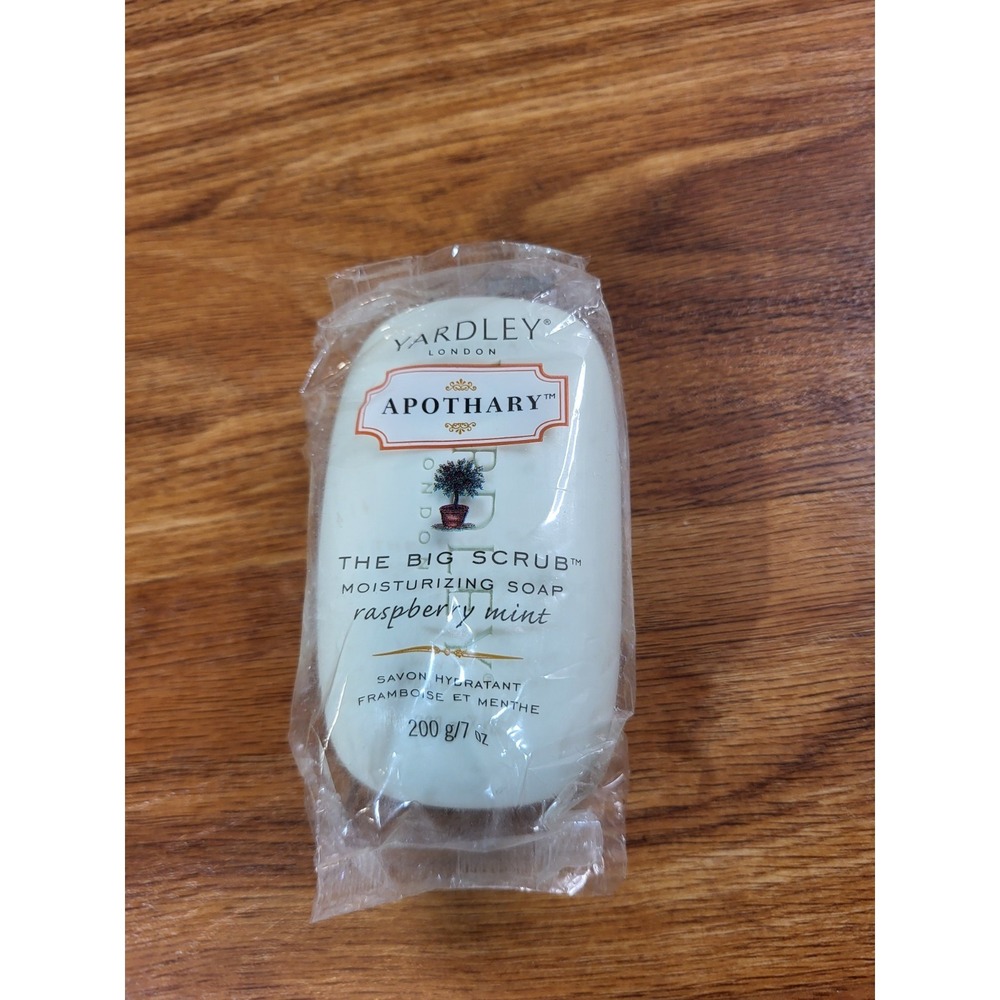 Yardley Apothary The Big Scrub Soap Raspberry Mint 7 Oz